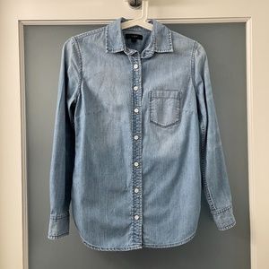 J.Crew Chambray Shirt (Petite 00)